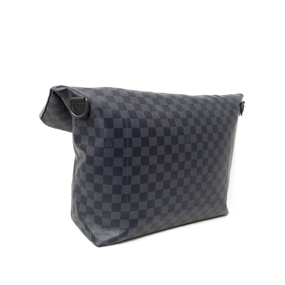 Louis Vuitton Cobalt Messenger Damier Blue Bag Folded